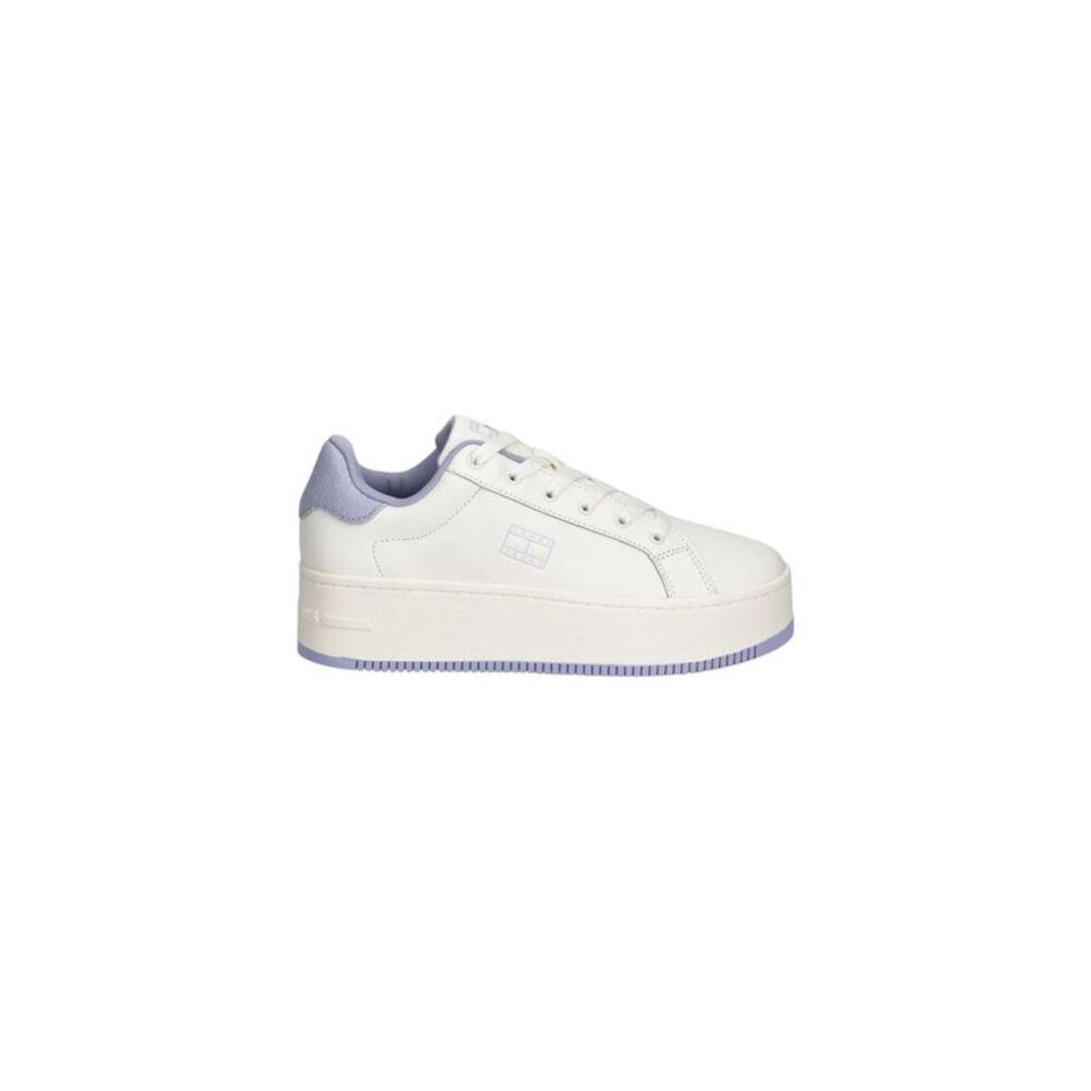 Tommy Hilfiger Jeans White Leather Chunky Women's Sneakers